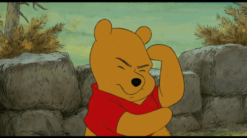 If only life was as easy as tapping your head like Pooh